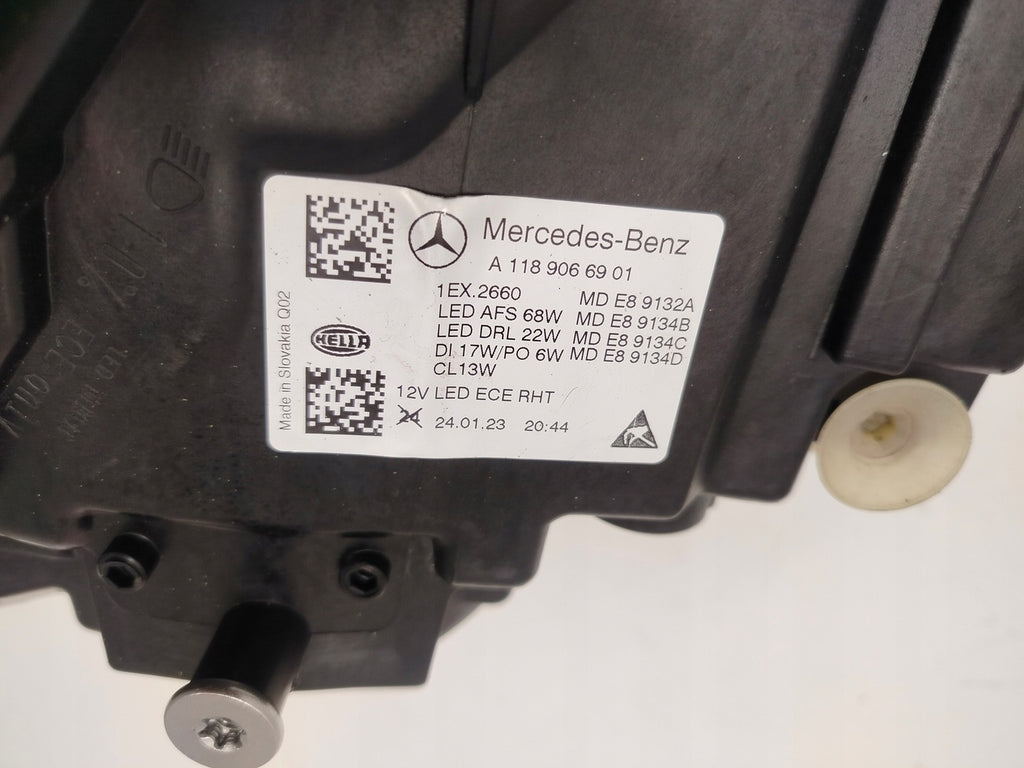 Frontscheinwerfer Mercedes-Benz Cla A1189066901 Links Scheinwerfer Headlight SCH4107353464up