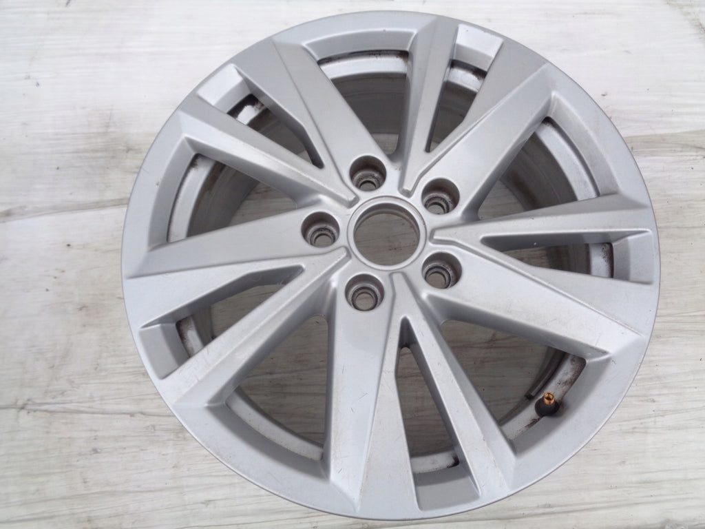 1x Alufelge 16 Zoll 6.5" 5x112 48ET Glanz Silber 5TA601025Q VW Touran Rim Wheel FEL2450316348dq