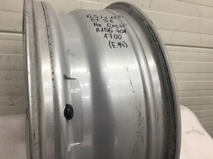 1x Alufelge 17 Zoll 6.5" 5x112 38ET Glanz Silber A1564011700 Mercedes-Benz FEL9221263745ce