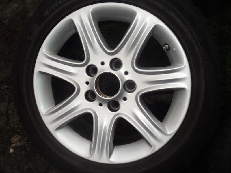 4x Alufelge 16 Zoll 7.0" 5x120 40ET Glanz Weiß 6796201 BMW E36 Rim Wheel FEL1691490200at