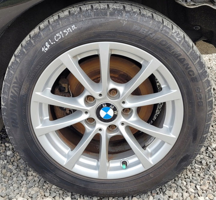 4x Alufelge 16 Zoll 7.0" 5x120 31ET Glanz Silber BMW E88 E81 E82 E87 Rim Wheel FEL2470738739dl