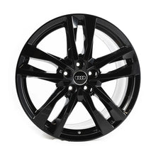 Laden Sie das Bild in den Galerie-Viewer, 4x Alufelge 19 Zoll 8.5" 5x112 40ET Glanz Schwarz 4K0601025H Audi A4 Rim Wheel FEL4488930505fg