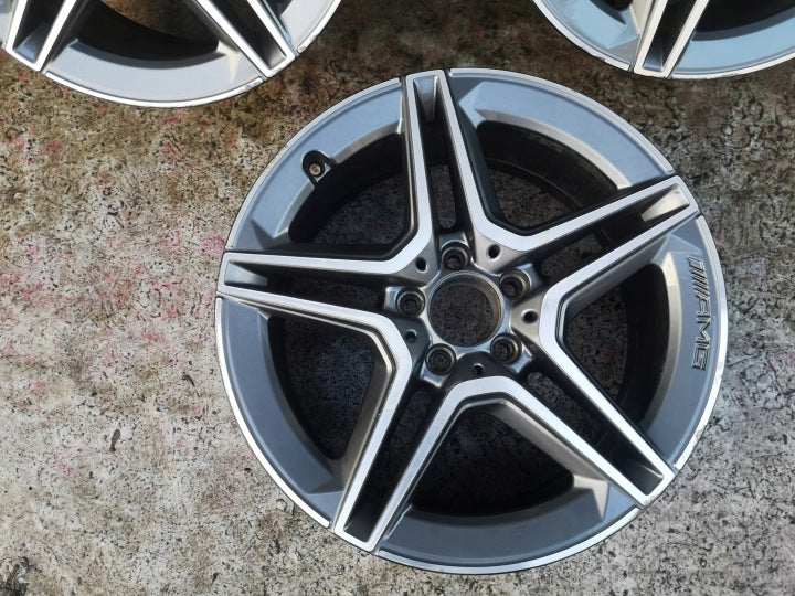 1x Alufelge 18 Zoll 8.0" 5x112 43ET A2134016300 Mercedes-Benz W213 Rim Wheel FEL9858954684lz
