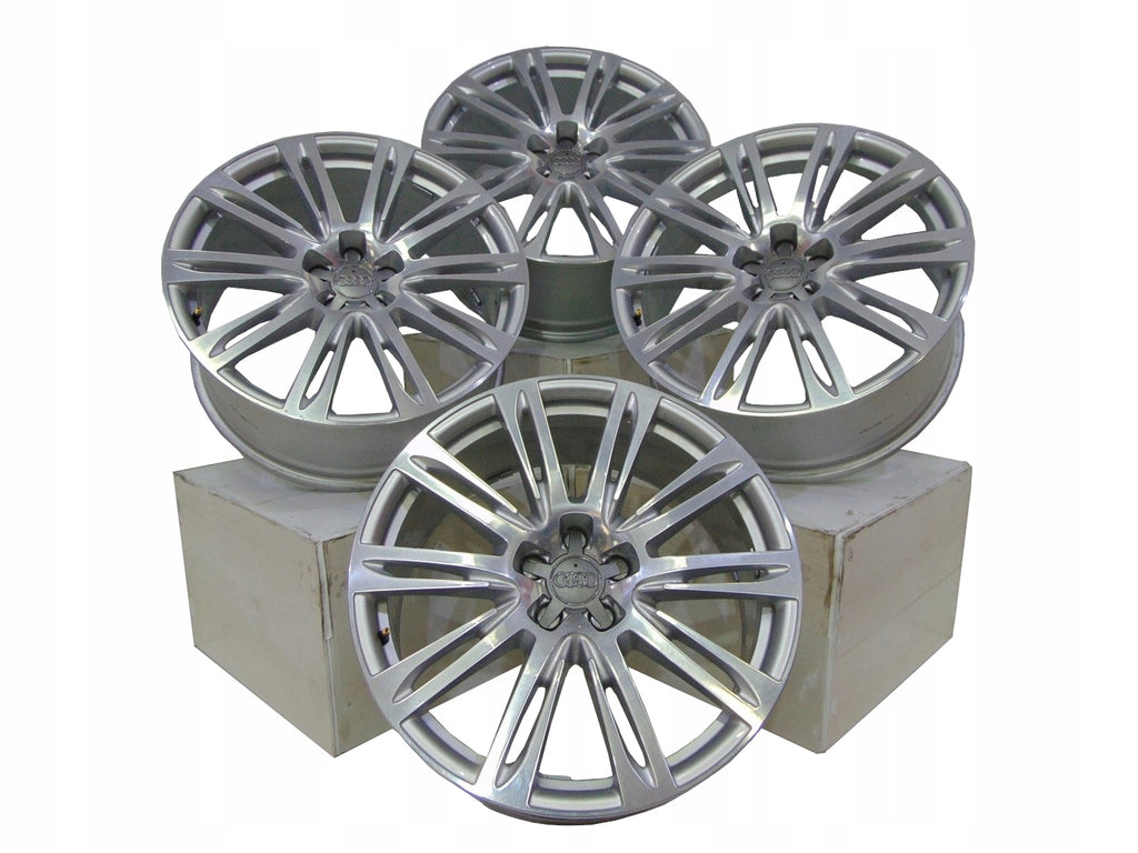 4x Alufelge 20 Zoll 9.0" 5x112 37ET Glanz Silber 4H0601025BD Audi A8 Rim Wheel FEL2549940978fn