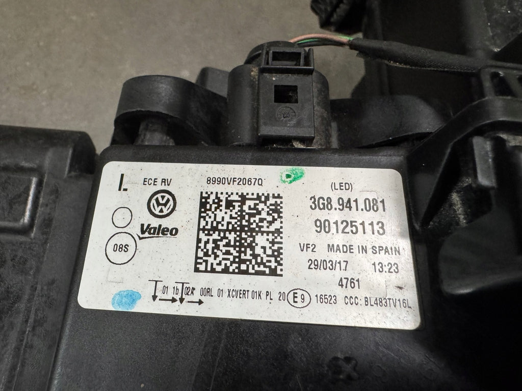 Frontscheinwerfer VW Arteon 3G8941081 LED Links Scheinwerfer Headlight