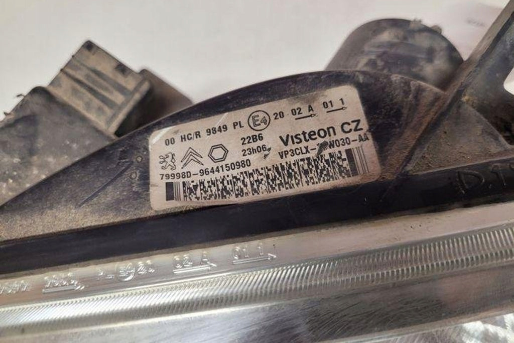Frontscheinwerfer Citroën Berlingo 9644150980 Links Scheinwerfer Headlight SCH8100715183af