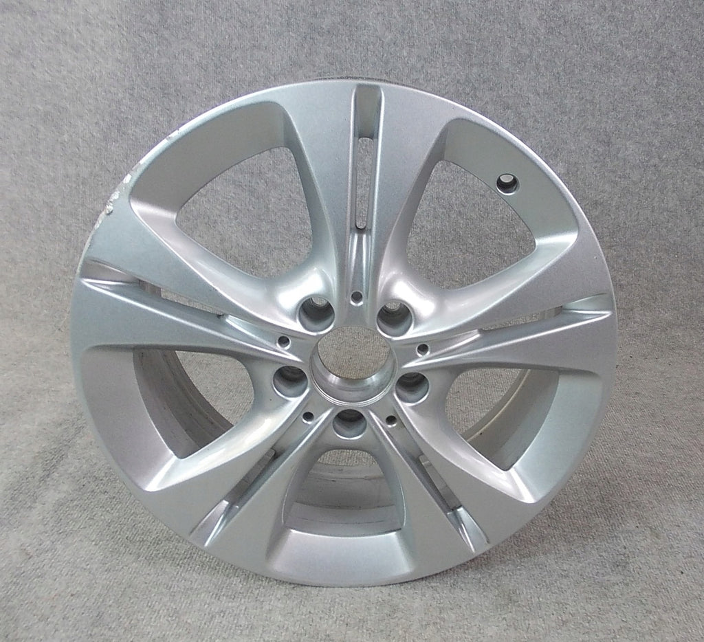 1x Alufelge 17 Zoll 7.0" 5x112 48,5ET Matt Silber A2054014300 Mercedes-Benz