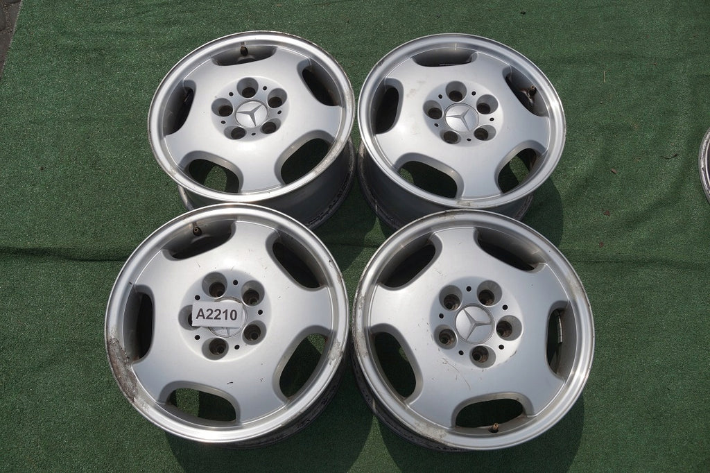 4x Alufelge 16 Zoll 7.5" 5x112 41ET Matt Silber 2104010402 Mercedes-Benz W210 FEL7812183812jj