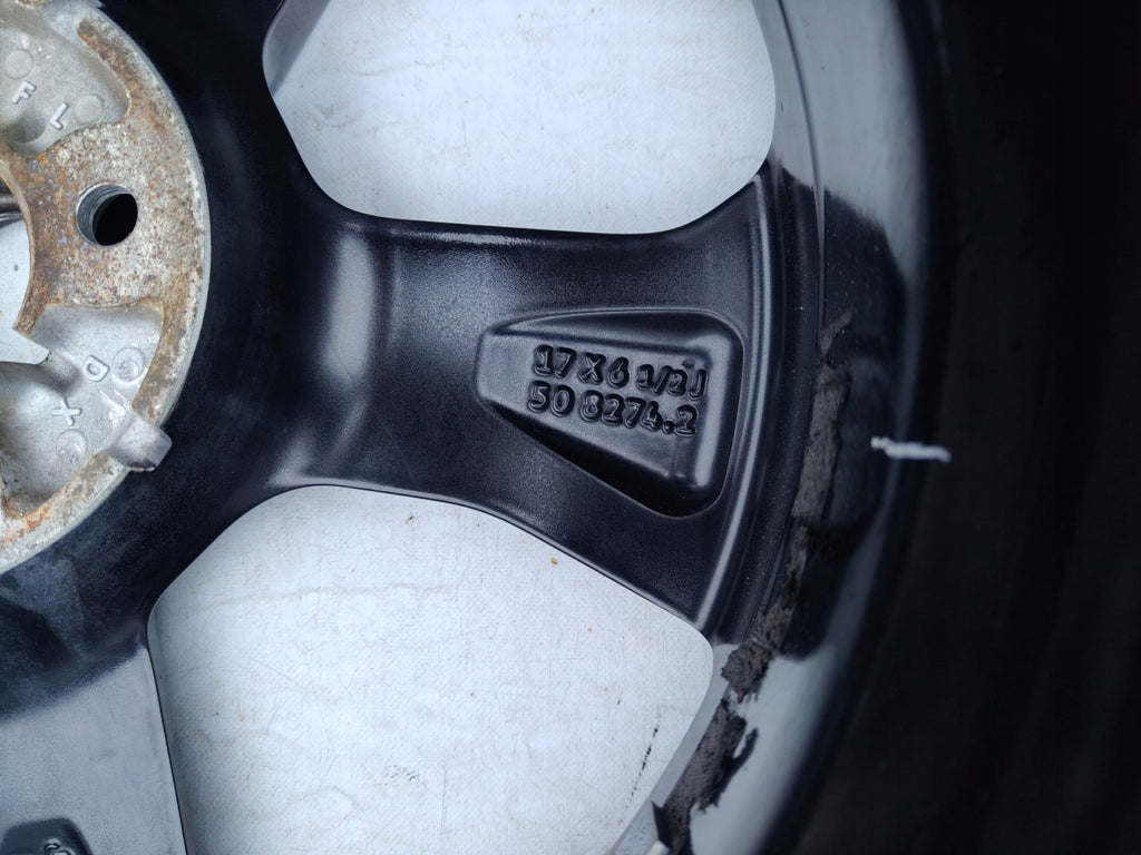 1x Alufelge 17 Zoll 6.5" 5x100 50ET Glanz Schwarz 403005FA5A Nissan Micra I K14 FEL6148923544tv