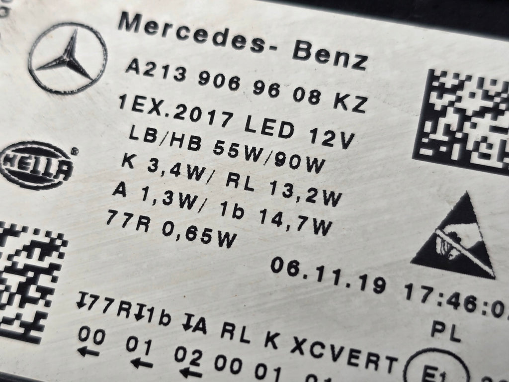Frontscheinwerfer Mercedes-Benz W213 A2139069608KZ LED Rechts Headlight SCH2533122955cv