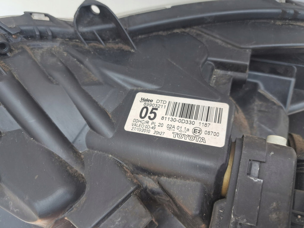 Frontscheinwerfer Toyota Yaris 81130-0D330 Rechts Scheinwerfer Headlight SCH4334602315nf