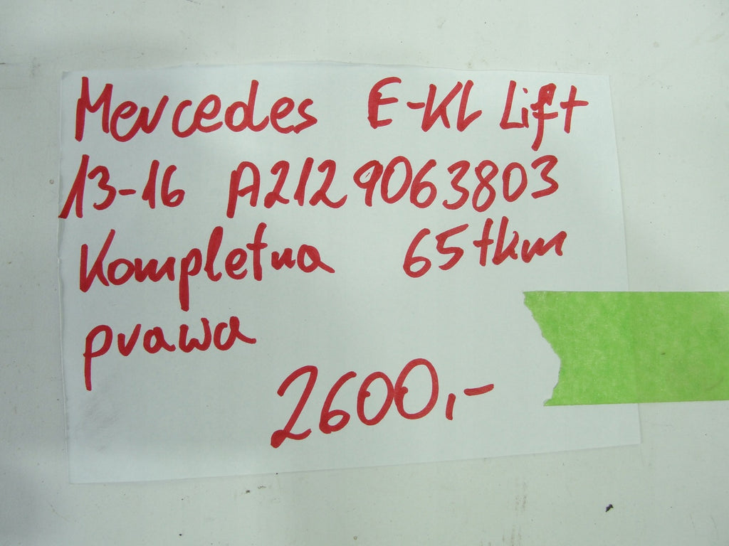 Frontscheinwerfer Mercedes-Benz W212 A2129063803 Rechts Scheinwerfer Headlight SCH8141504175iq