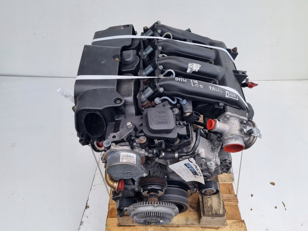 Motor BMW E46 M47D20 2.0 150PS 110kW 140TKm 1998 Diesel Engine Komplett