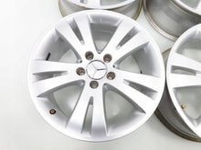 Load image into Gallery viewer, 4x Alufelge 17 Zoll 7.5" 5x112 47ET Glanz Silber A2044010402 Mercedes-Benz FEL4756438158ch