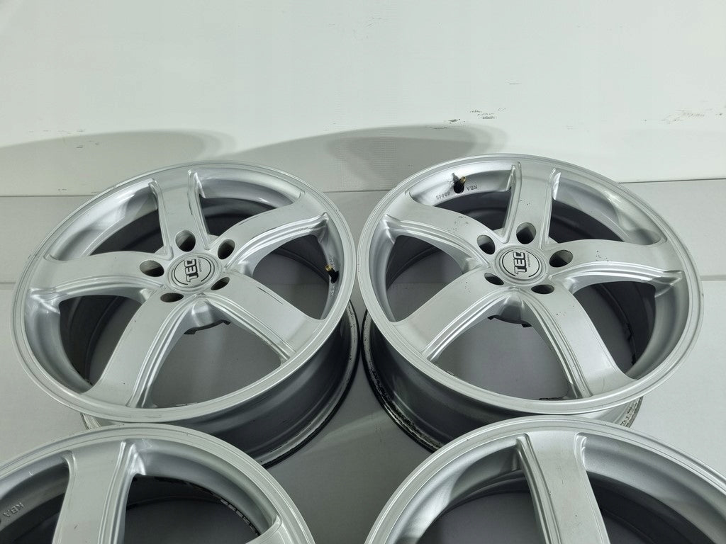 4x Alufelge 17 Zoll 7.5" 5x112 38ET Glanz Silber Audi Rim Wheel FEL9627765818vy