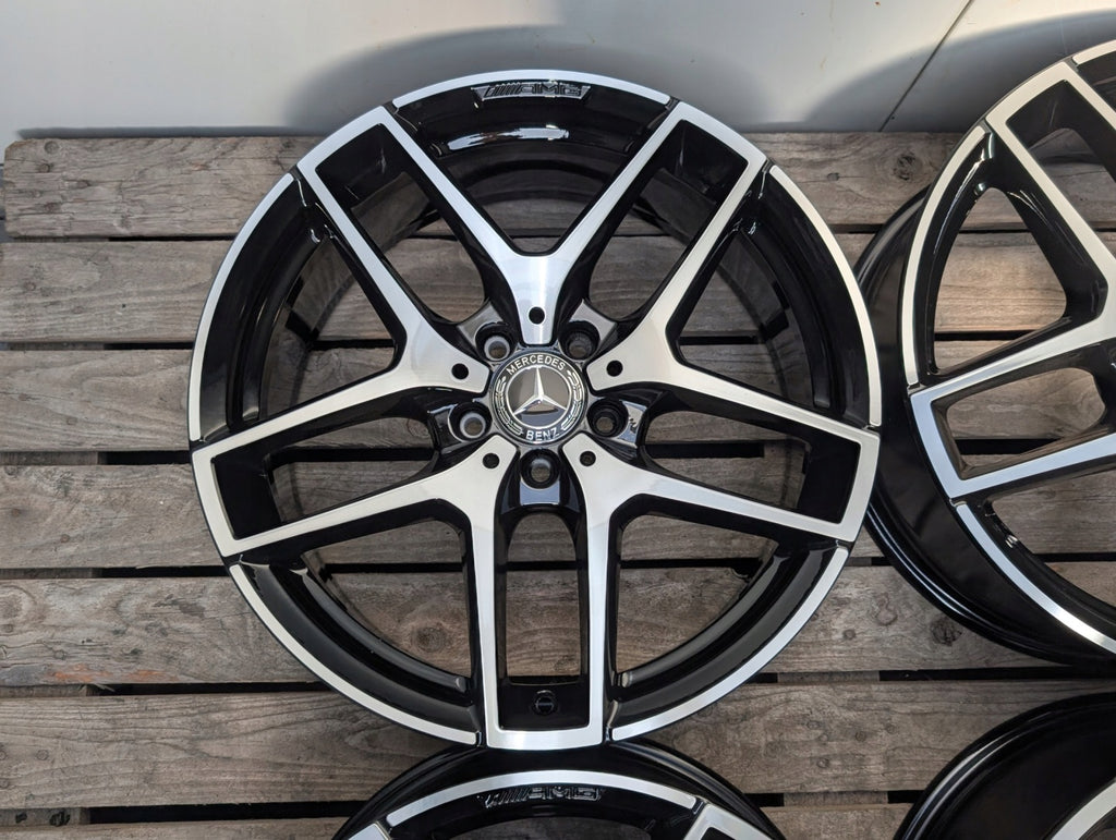 4x Alufelge 19 Zoll 8.0" 5x112 38ET A2534011800 Mercedes-Benz Glc Rim Wheel FEL9630141617bk