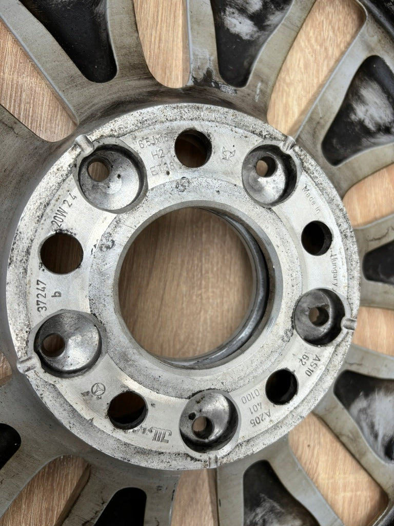 1x Alufelge 16 Zoll 6.5" 5x112 38ET A2054010100 Mercedes-Benz W205 Rim Wheel FEL6188144087ap