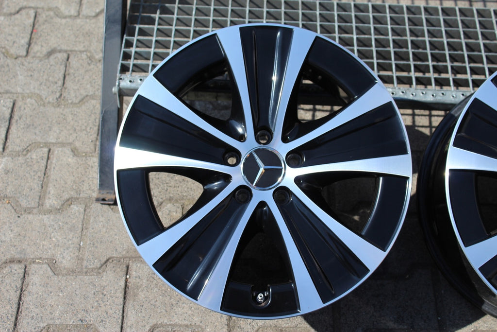 4x Alufelge 18 Zoll 8.0" 5x112 43ET Glanz Schwarz A2134013700 Mercedes-Benz W213 FEL9461754724an