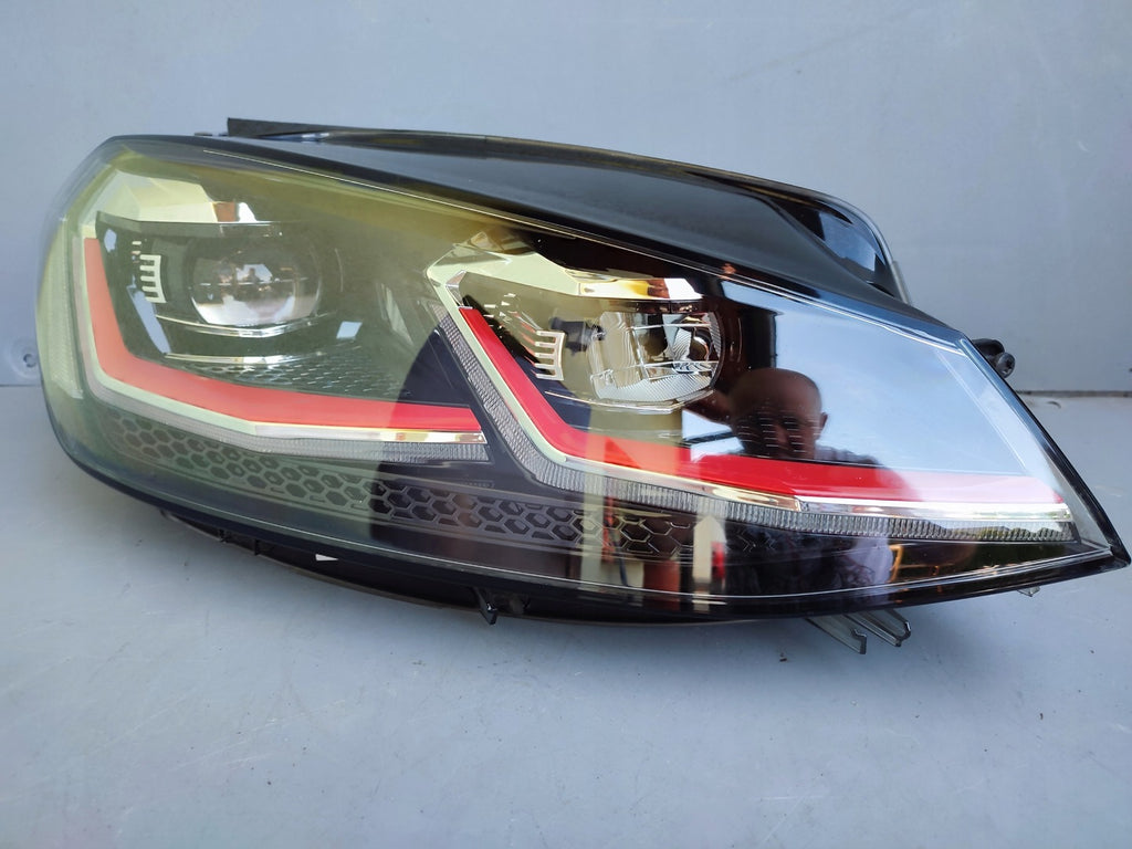 Frontscheinwerfer VW Golf VII 5G1941082E 1ZX013 066-46 Full LED Rechts Headlight SCH5773078893mw