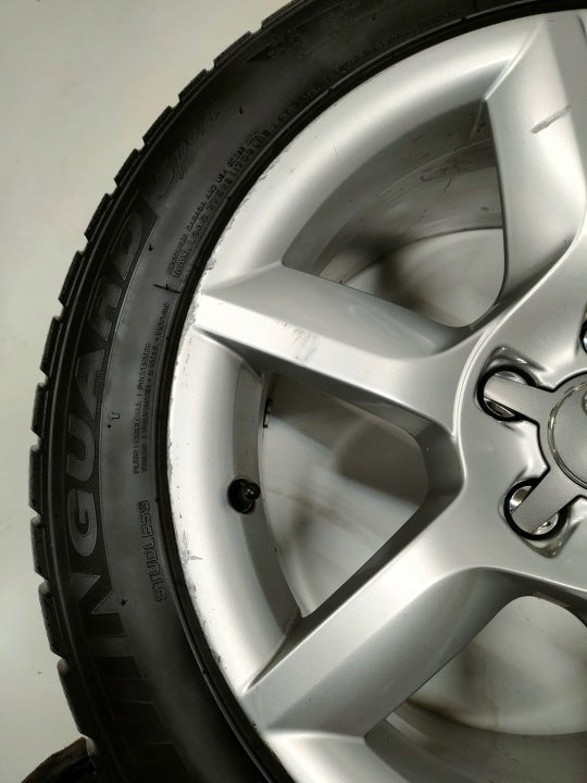 4x Alufelge 17 Zoll 8.0" 5x112 26ET Glanz Silber 8T0601025CJ Audi A5 Rim Wheel FEL5586820010nw