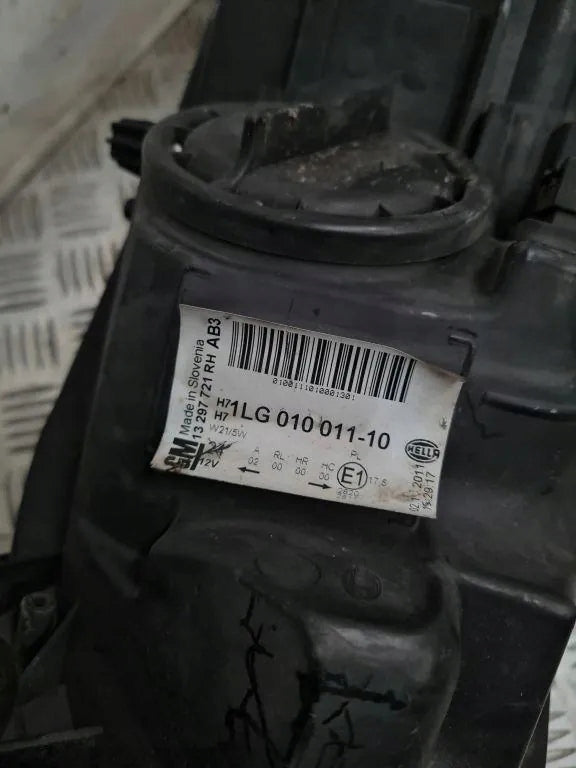 Frontscheinwerfer Opel Astra J 1LG01001110 FALSE Scheinwerfer Headlight SCH9422443900jx