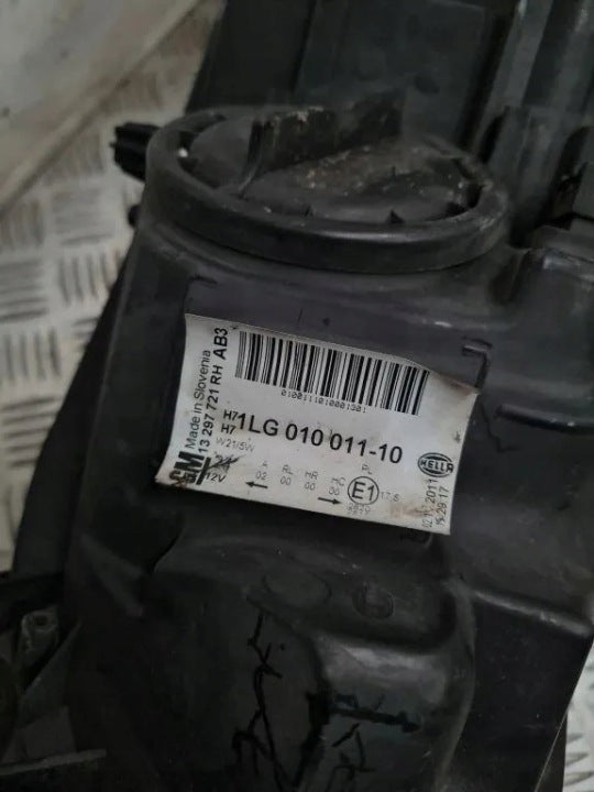 Frontscheinwerfer Opel Astra J 1LG01001110 Rechts Scheinwerfer Headlight SCH9422443900jx
