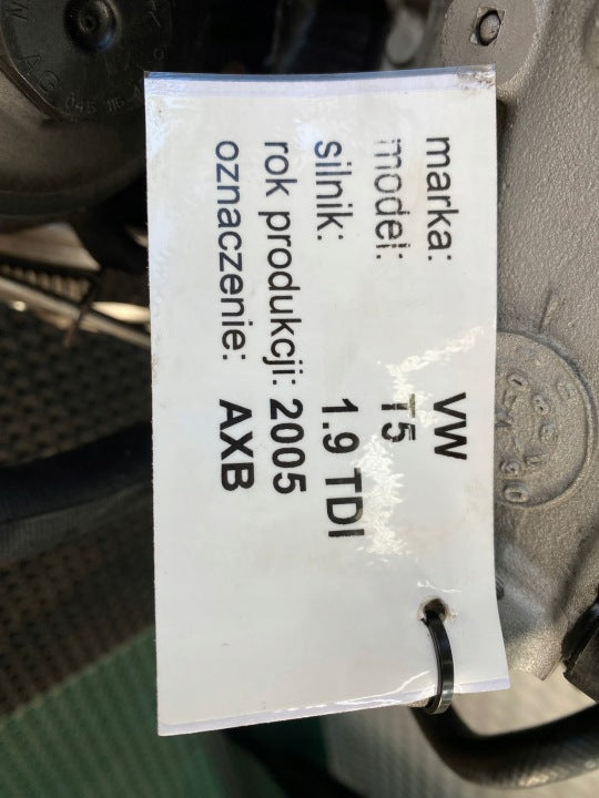 Motor VW Multivan AXB 1.9 TDI 105PS 77kW 213TKm 2003 Diesel Engine Komplett MOT5368480452yr