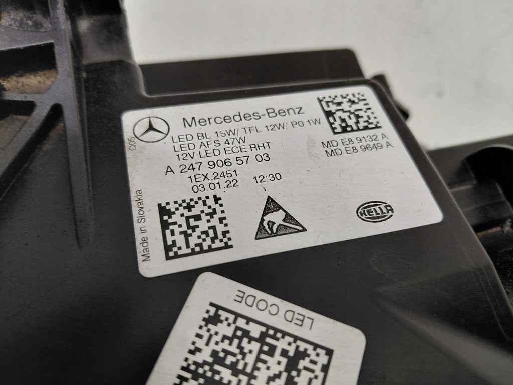 Frontscheinwerfer Mercedes-Benz W247 A2479065703 Full LED Links Headlight SCH3712827832lm