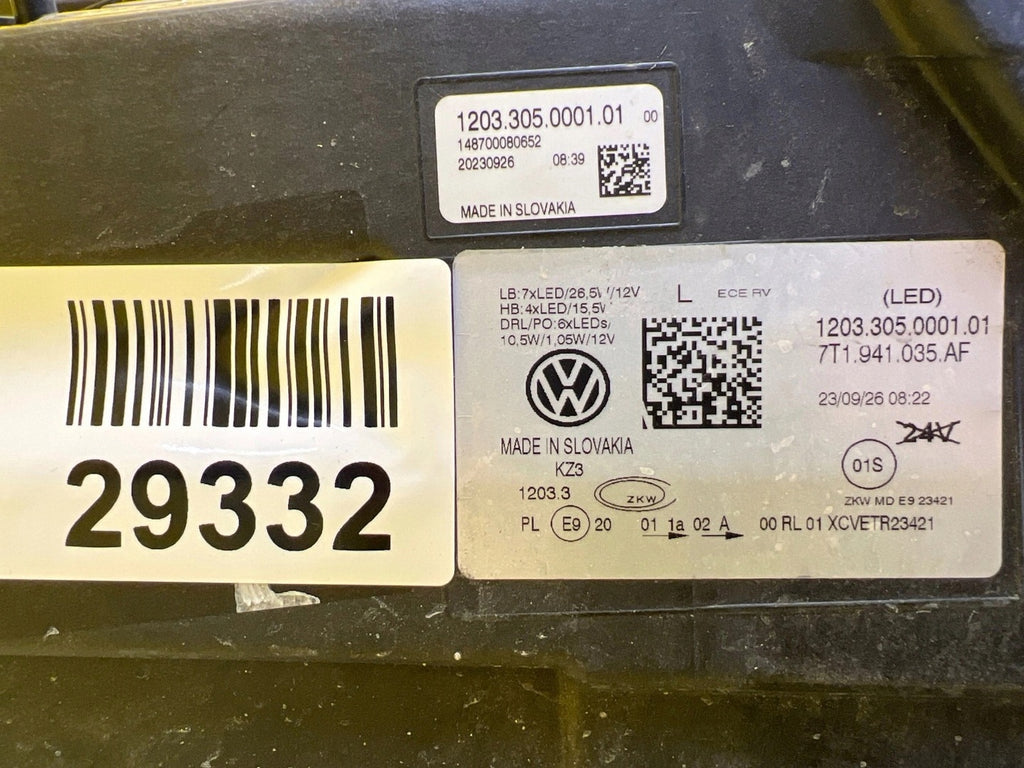 Frontscheinwerfer VW Transporter 7T1941035AF LED Links Scheinwerfer Headlight SCH5676804951pt