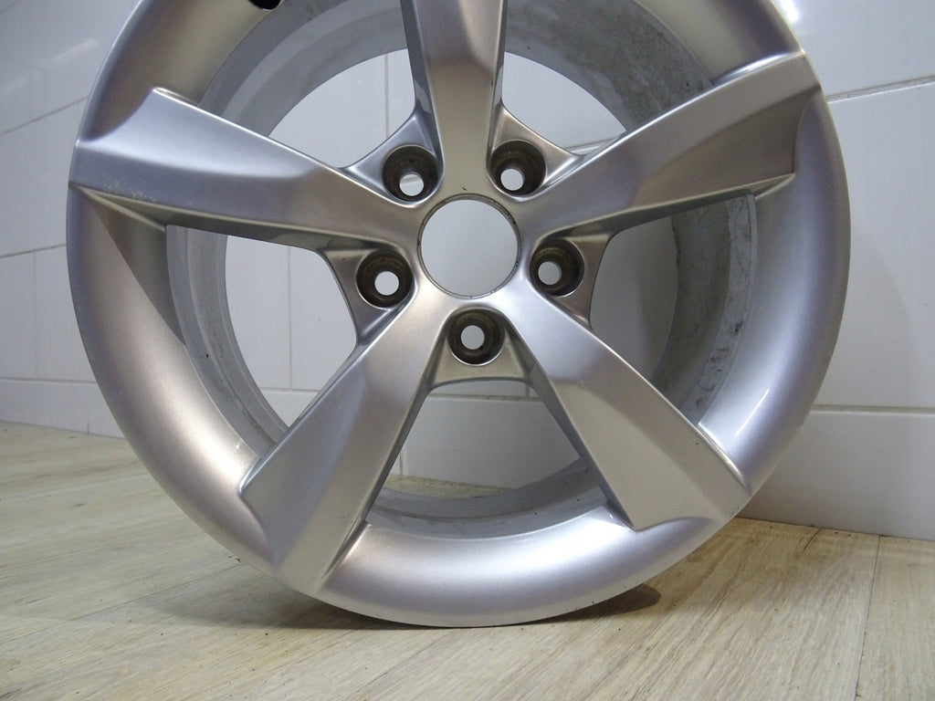 1x Alufelge 16 Zoll 7.5" 5x112 37ET Glanz Silber 4G0071496 Audi Rim Wheel