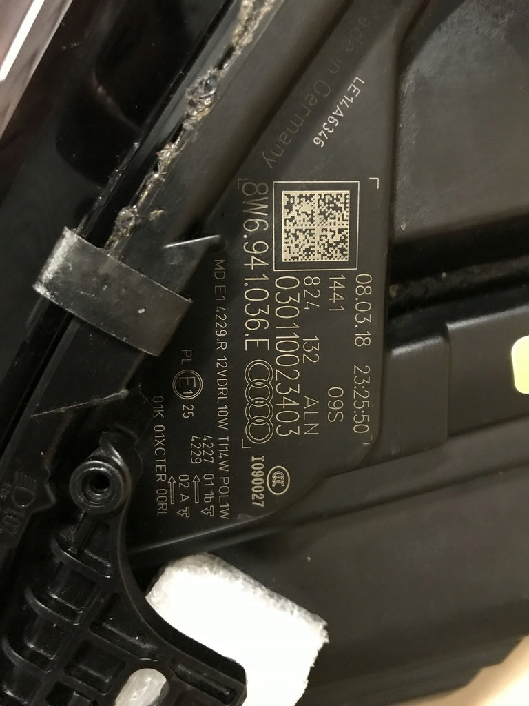 Frontscheinwerfer Audi A5 8W6941036E LED Rechts Scheinwerfer Headlight SCH6833238350hf