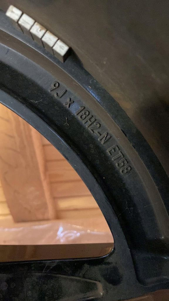 1x Alufelge 18 Zoll 9.0" 5x112 58ET Glanz Graphit A2064016600 Mercedes-Benz W206