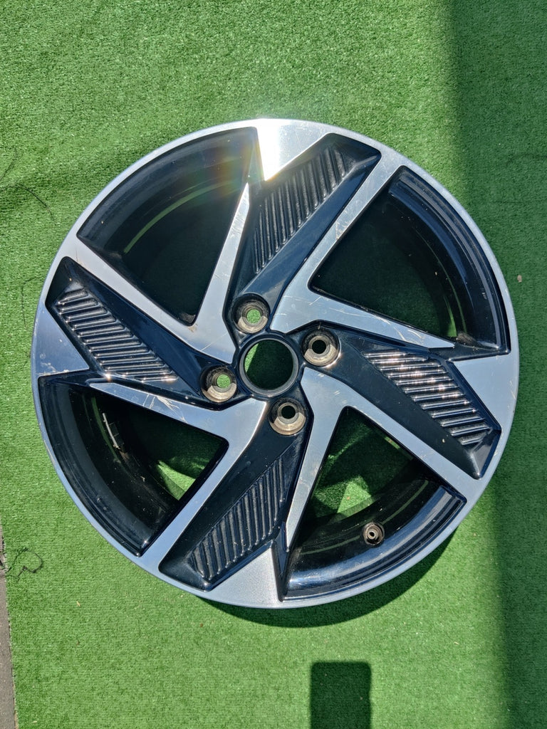1x Alufelge 16 Zoll 6.5" 4x100 48ET Glanz Schwarz 52910K7200 Hyundai I10 III I20 FEL1586674058fi