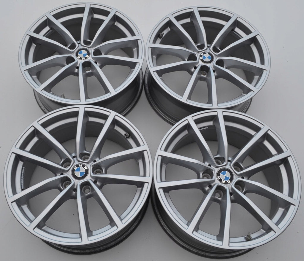 4x Alufelge 17 Zoll 7.5" 5x112 30ET Glanz Silber 6883520 BMW G22 Rim Wheel FEL1909180442fu