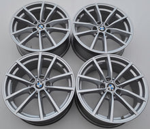 Laden Sie das Bild in den Galerie-Viewer, 4x Alufelge 17 Zoll 7.5" 5x112 30ET Glanz Silber 6883520 BMW G22 Rim Wheel FEL1909180442fu