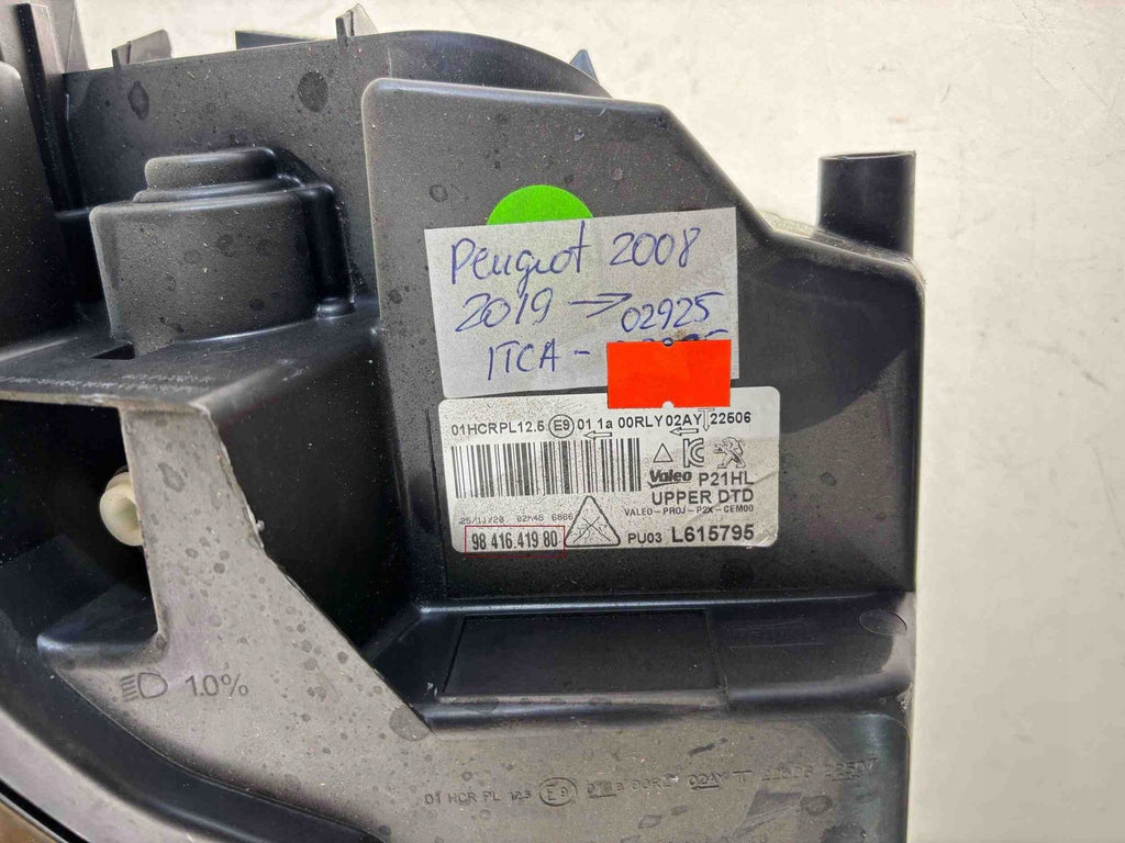 Frontscheinwerfer Peugeot 2008 II 9841641980 Full LED Rechts Headlight