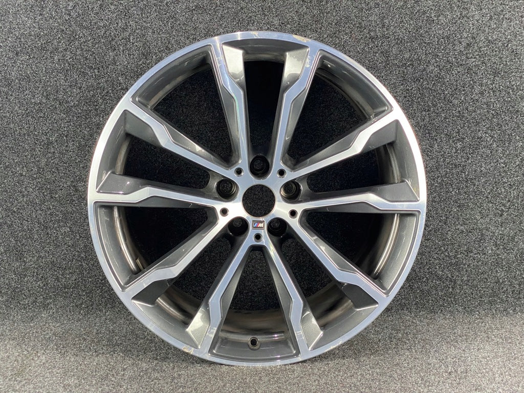 1x Alufelge 20 Zoll 9.5" 5x112 43ET 8010269 BMW X3 G01 Rim Wheel FEL9449579600ny