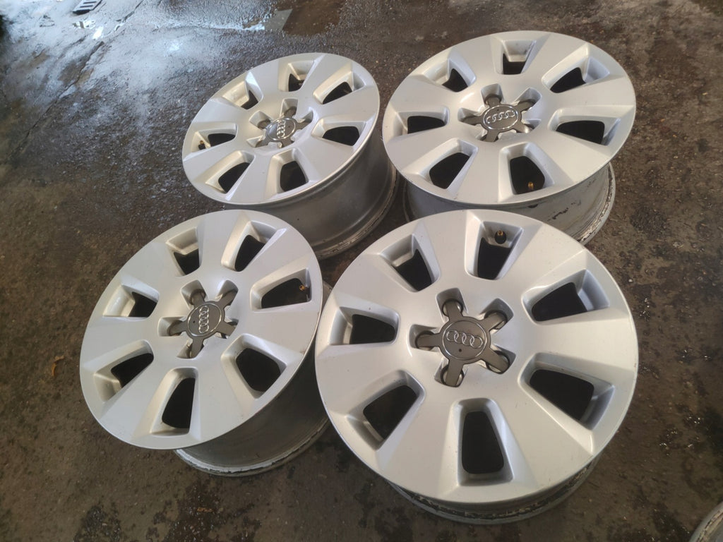 4x Alufelge 16 Zoll 7.5" 5x112 37ET Glanz Silber Audi A6 A4 Rim Wheel FEL4165525093ja