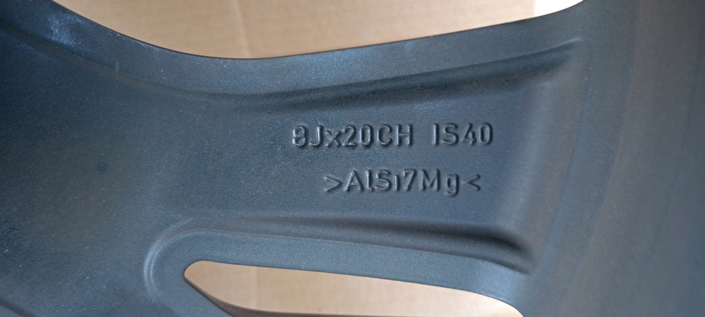 1x Alufelge 20 Zoll 8.0" 5x108 40ET M9CM-1007-AA Jaguar E-Pace Rim Wheel FEL1214287045ng
