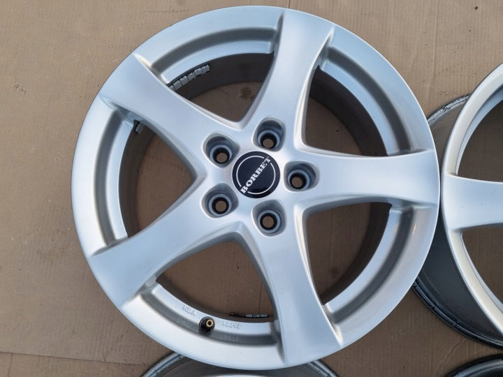 4x Alufelge 16 Zoll 6.5" 5x112 38ET Glanz Silber Audi I Rim Wheel FEL4654290343be