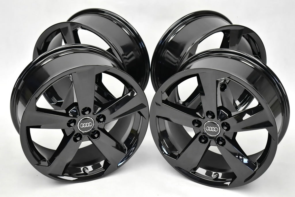 4x Alufelge 17 Zoll 7.0" 5x112 45ET Glanz Schwarz 81A601025B Audi Q2 Rim Wheel FEL9102916091hp