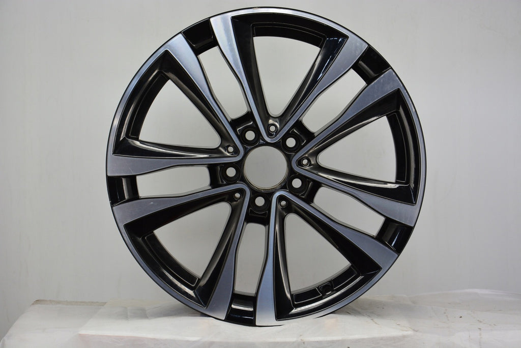 1x Alufelge 18 Zoll 7.5" 5x112 49ET Glanz Schwarz A1774012700 Mercedes-Benz