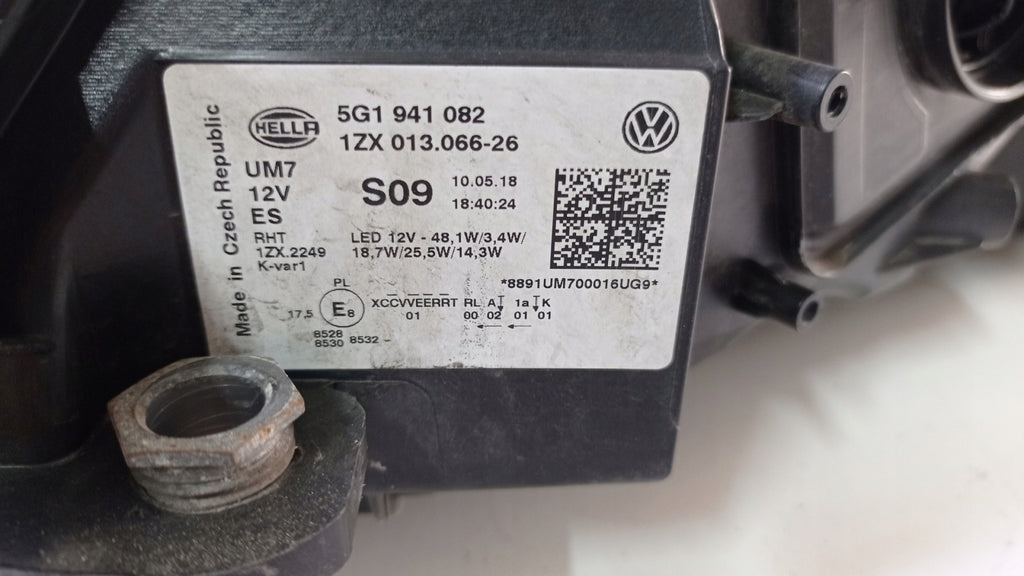 Frontscheinwerfer VW Golf VII 5G1941082 Rechts Scheinwerfer Headlight SCH6726059616pr
