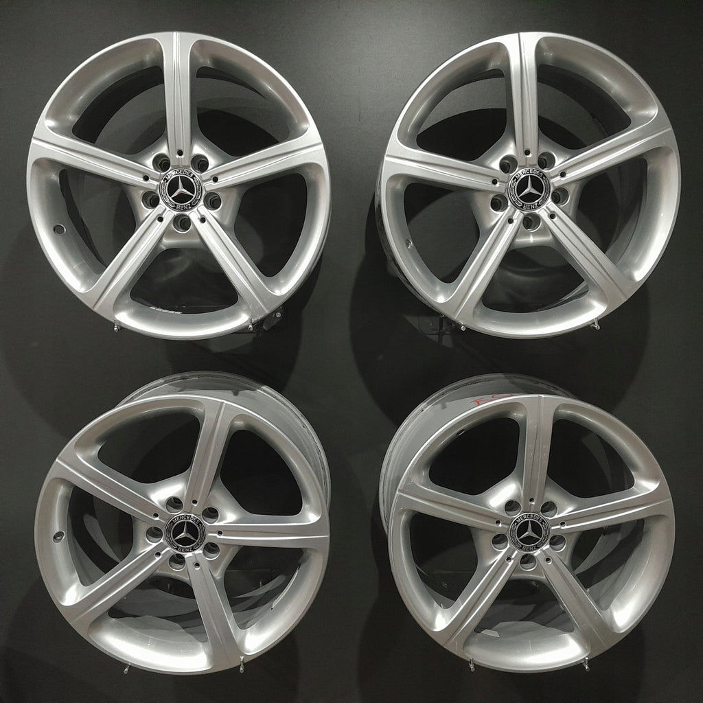 4x Alufelge 19 Zoll 8.0" 5x112 33ET Glanz Schwarz A2574011000 Mercedes-Benz Cls FEL9375209094sp