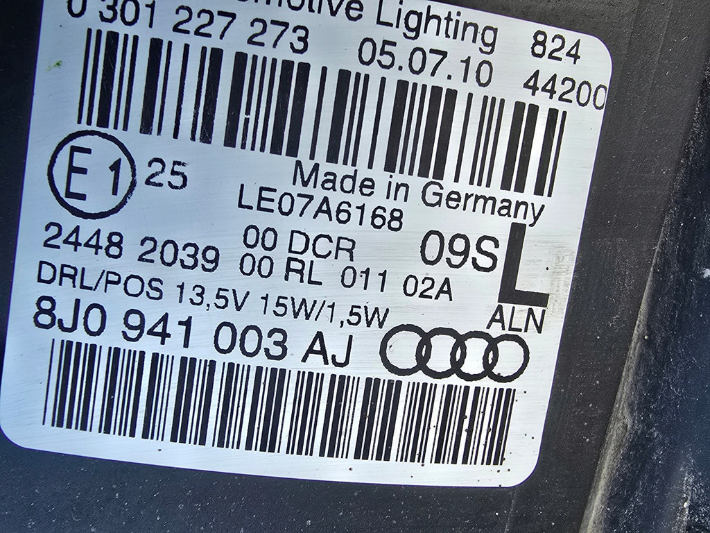 Frontscheinwerfer Audi Tt 8J0941003AJ Xenon Links Scheinwerfer Headlight SCH4737588543xx