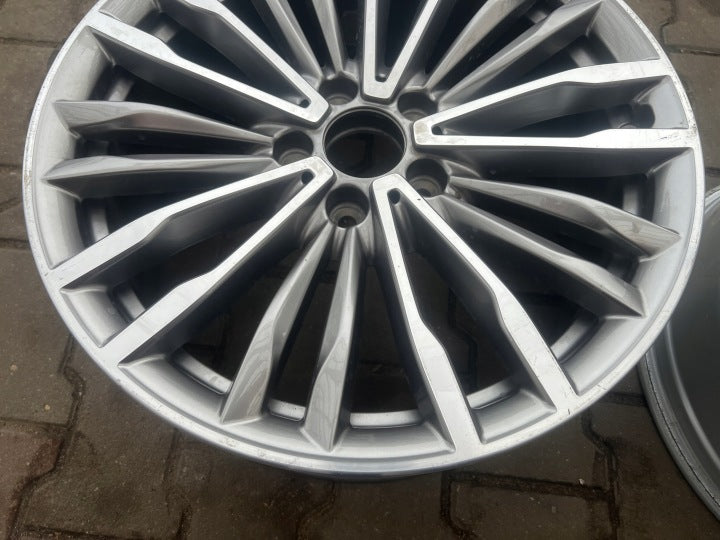 1x Alufelge 19 Zoll 8.5" 5x120 47ET 6877137 BMW F10 F30 Rim Wheel FEL8878542585cr