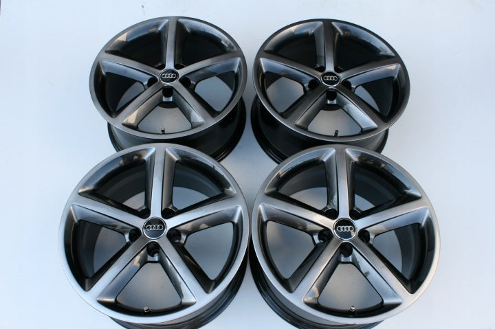 4x Alufelge 18 Zoll 8.5" 5x112 29ET Glanz Silber 8T0601025M Audi A4 Allroad FEL4491559521uw