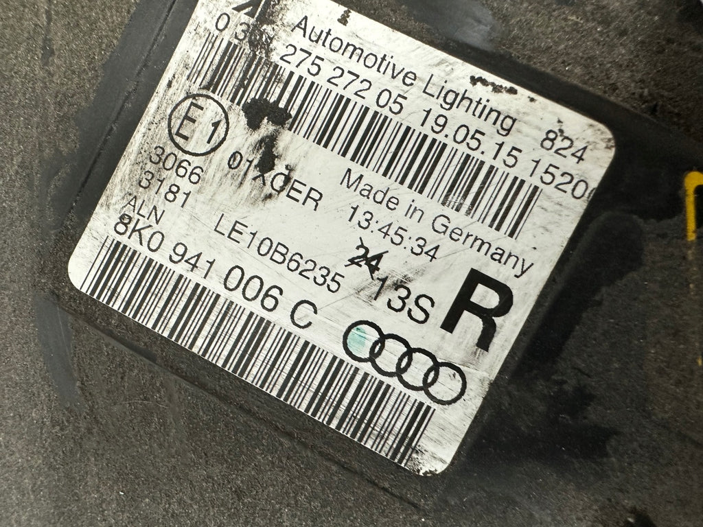 Frontscheinwerfer Audi A4 8K0941006C Xenon Rechts Scheinwerfer Headlight