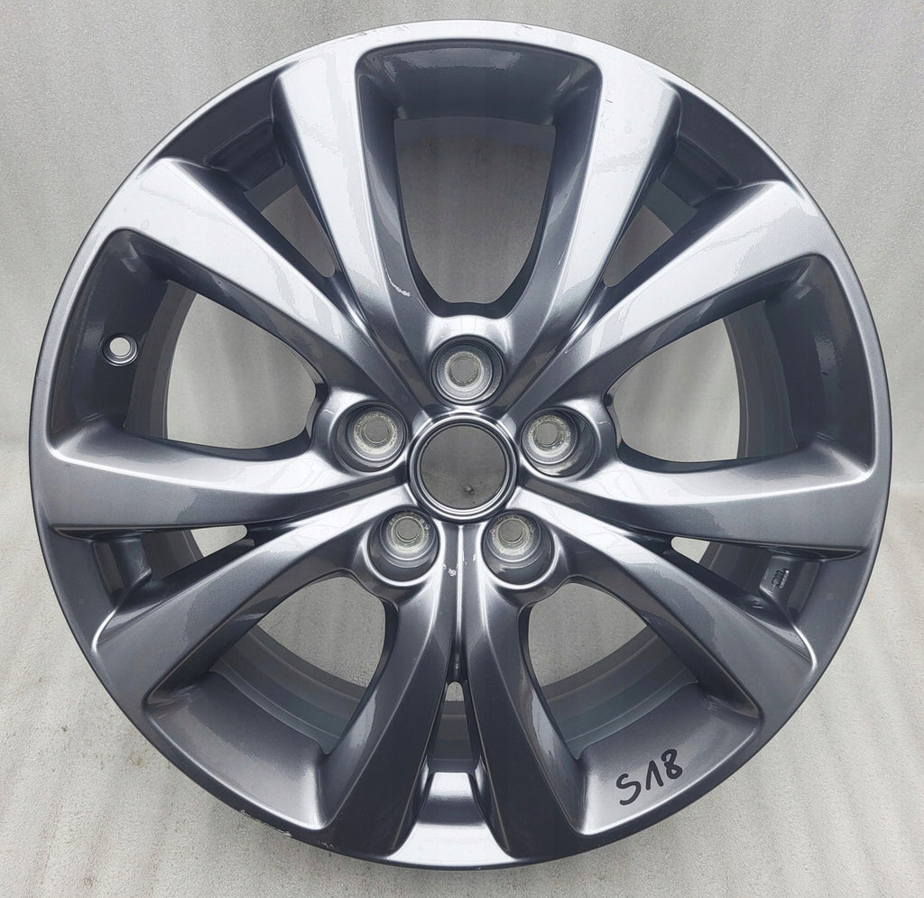 1x Alufelge 18 Zoll 7.0" 5x114.3 45ET Glanz Graphit 9965787080 Mazda Cx30 Cx-30 FEL9553921937gs