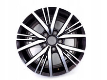 Load image into Gallery viewer, 1x Alufelge 16 Zoll 6.5" 5x112 48ET Glanz Schwarz 5TA601025H VW Tiguan Rim Wheel FEL8044047367nz